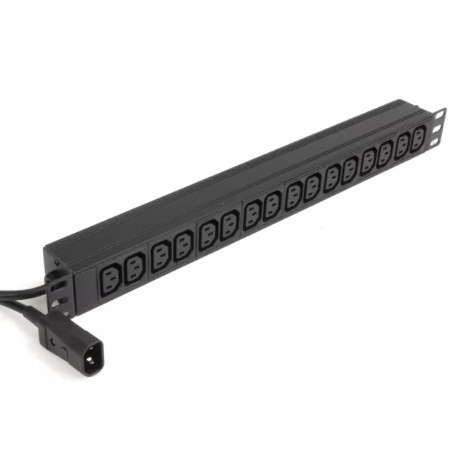 Pdu C13 Steckdosen C14 IEC Stecker Stromverteilung Einheiten Horizontale