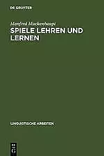 Spiele lehren und lernen | Buch | 9783484102521