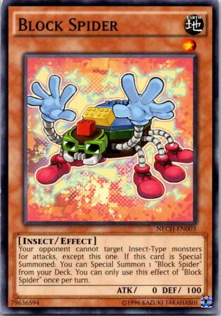 Block Spider NECH-EN003 Yu-Gi-Oh! Card Light Play Unlimited