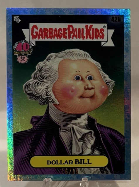 2025 GPK 40TH ANNIVERSARY - DROOL BLUE 18/99- DOLLAR BILL #42b -FREE ...