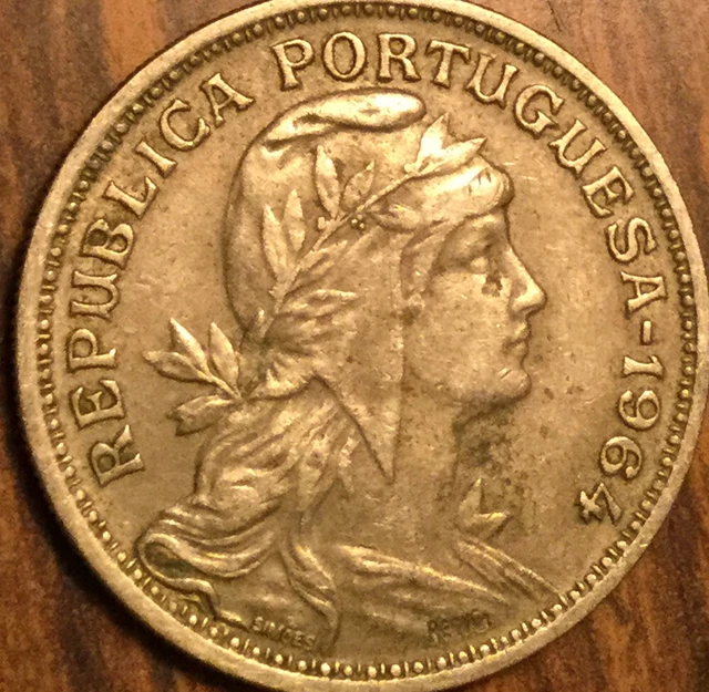 1964 Portugal 50 Centavos Coin