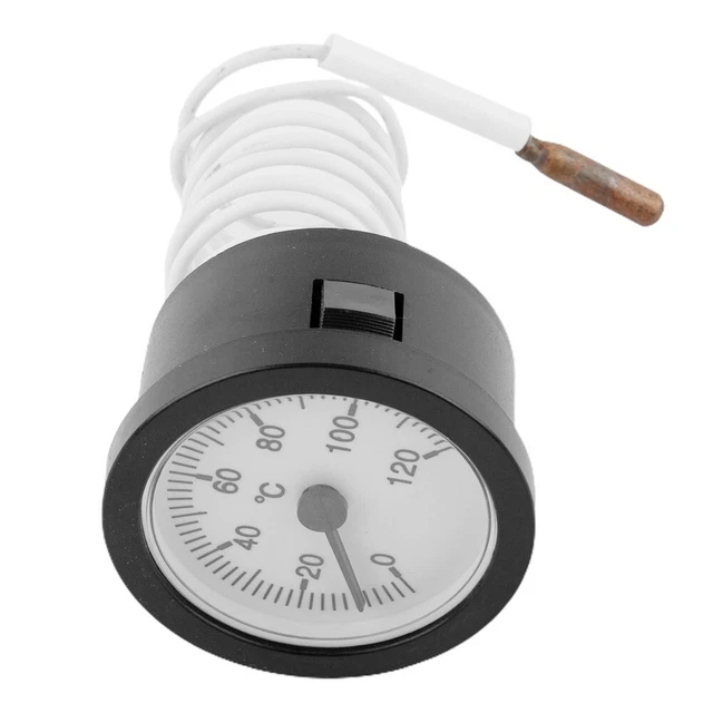 HEAVY DUTY REMOTE Capillary Reading Dial Thermometer Ideal for Liquid