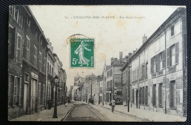 CPA (51) - CHALONS-SUR-MARNE - Rue Saint Jacques