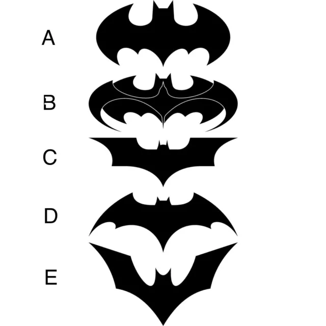 4” Window Vinyl Batman Symbol Window Decal Sticker for Car Truck Laptop Comic