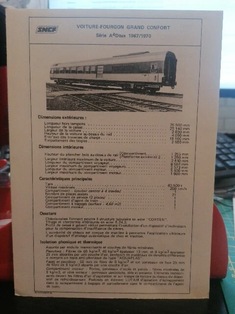 LS MODELS SNCF TEE Grand Confort # 40 115-1 40115-1 excellent état EUR 42,00 - FR