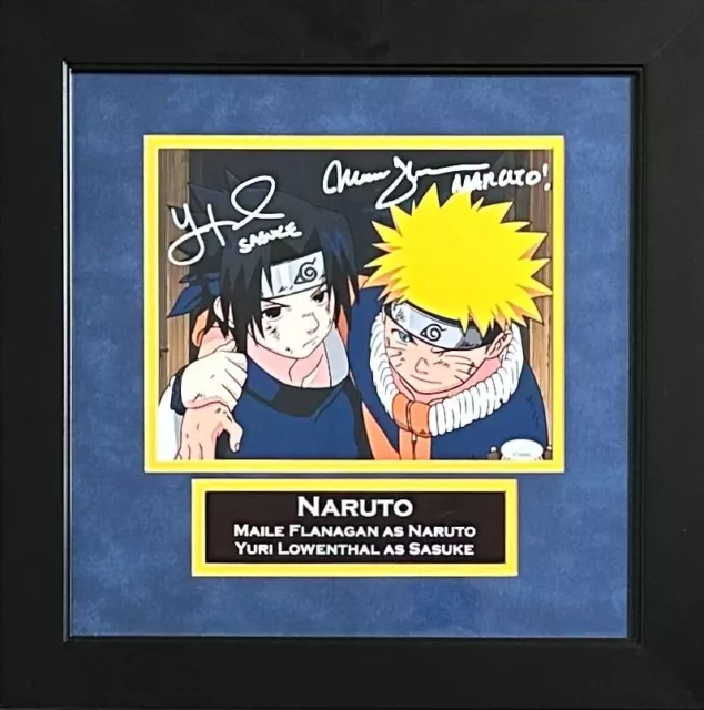 Yuri Lowenthal signed inscribed framed 8x10 photo Sasuke Uchiha JSA COA  Naruto