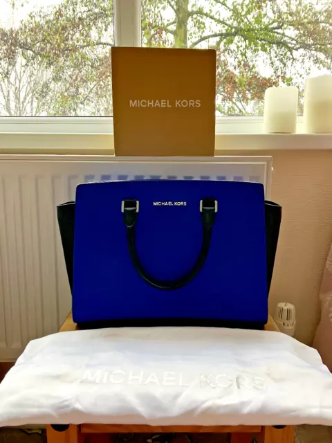 Michael kors sales cobalt blue bag