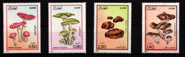 Algerien 827-830 postfrisch Pilze #JA184