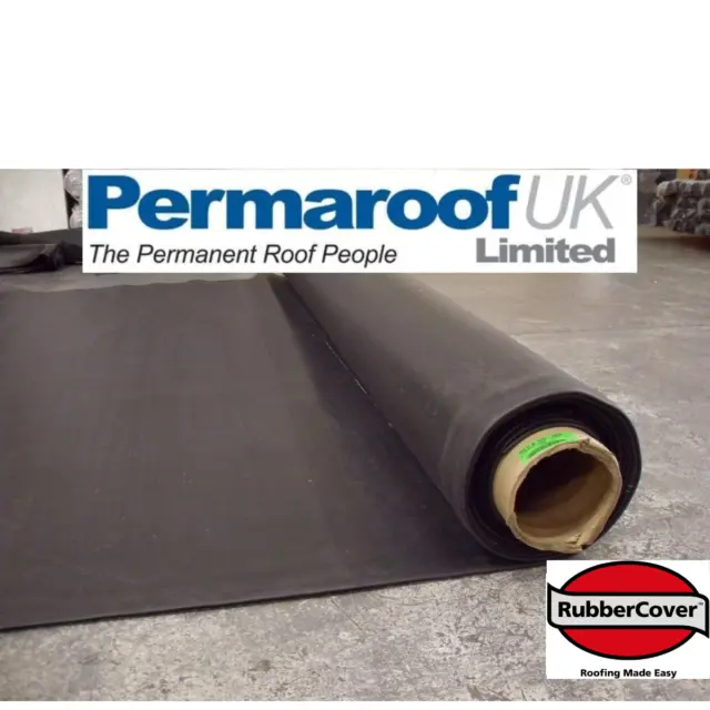 Rubber Roofing EPDM Sheets 1.14mm Rubbercover Regular Flat Roof Shed Membrane