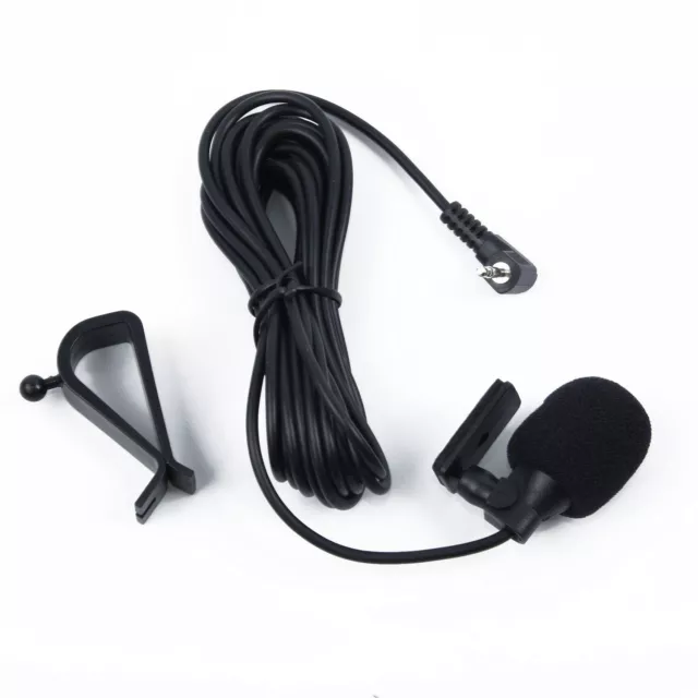 2.5mm Connector External Mic Microphone For Car Pioneer Stereos Radio Receiver