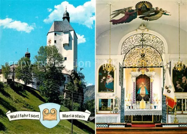 73328063 Mariastein_Tirol Wallfahrtskirche 14. Jhdt. Gotisches Gnadenbild Marias
