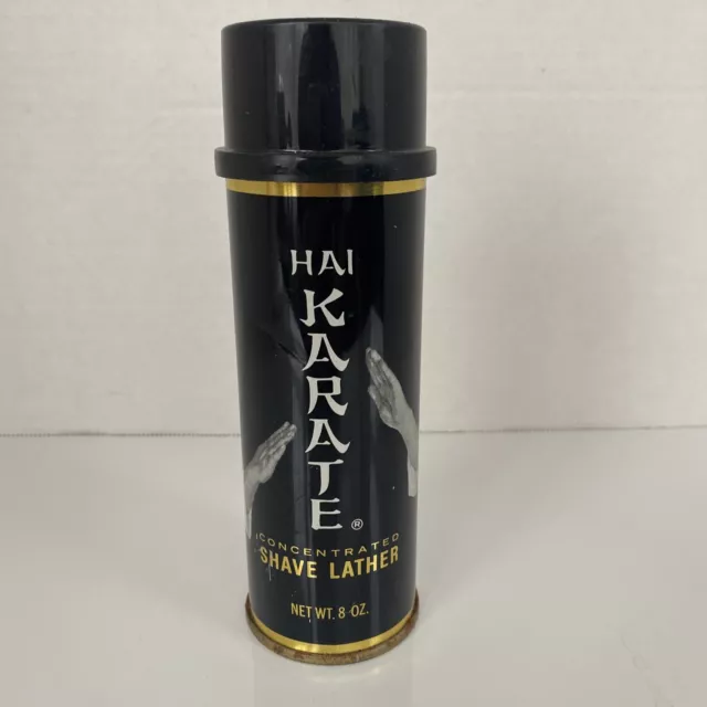 Vintage  HAI KARATE Concentrated ￼Shave Lather  Full Can *Read