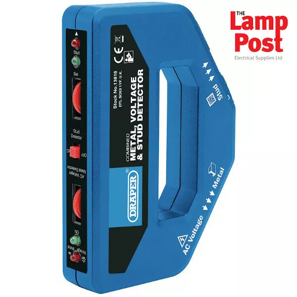 Draper 13818 Combined Metal, Voltage and Stud Detector