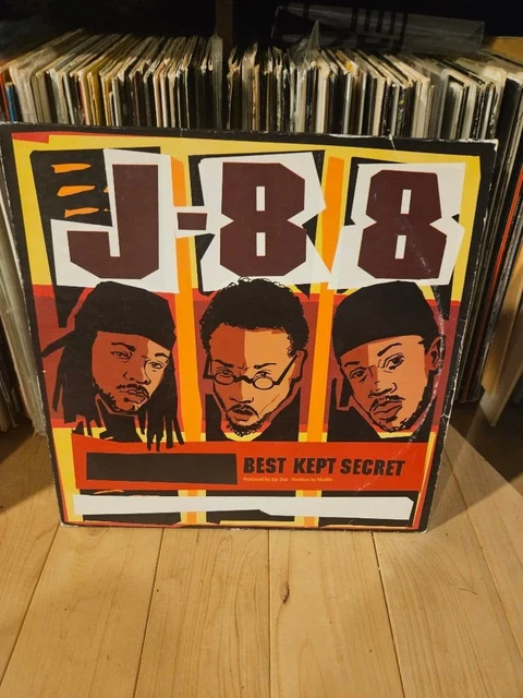 J-88 BEST KEPT Secret 2LP Vinyl Record Hip Hop Groove Attack Used