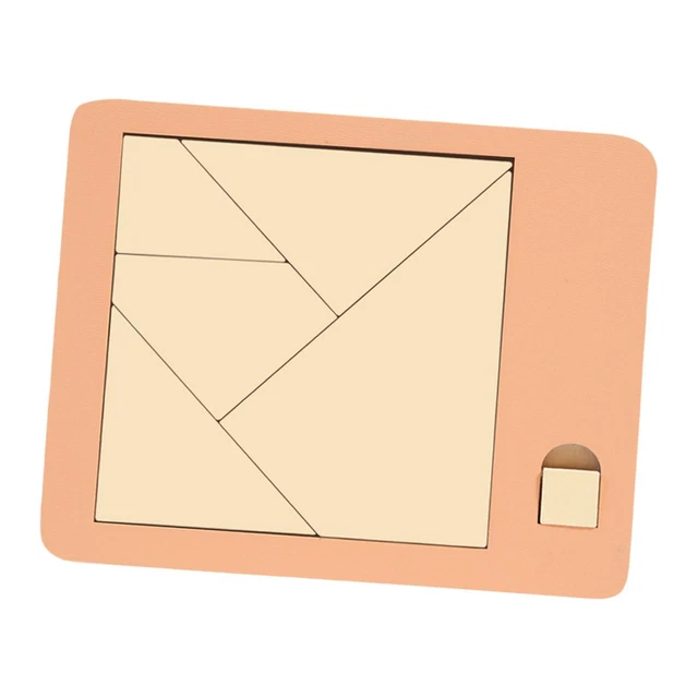 Geometric Tangram Geometric Shape Jigsaw Puzzle for Children Kids Preschool