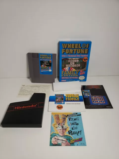 MINT 💿! WHEEL of Fortune Deluxe Complete CIB Americas TV Game