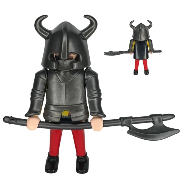 PLAYMOBIL Armure De Protection Dragon Avec Casque Gris - Figurine Chevalier Occasion