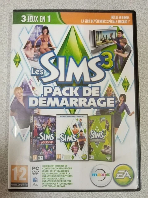 Lot Les Sims 3 : Pack de démarrage, packs d'extension