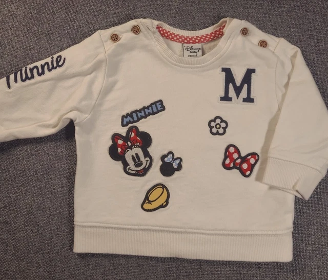 Maglione Disney Next bambina Minnie 0-3 mesi bianco (D26)