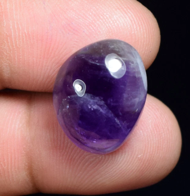 Agate de dentelle d'améthyste naturelle cabochon fantaisie pierre précieuse...