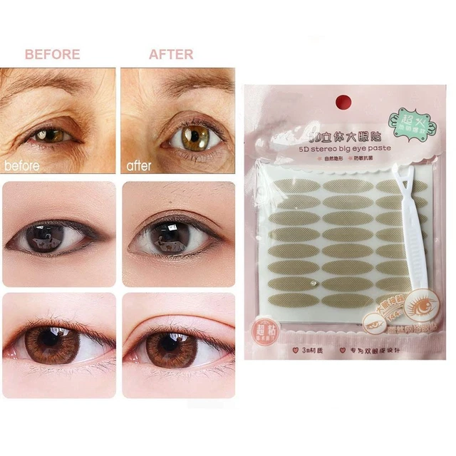 beauté Autocollants Rubans Double Paupière Bandes de correction des paupières