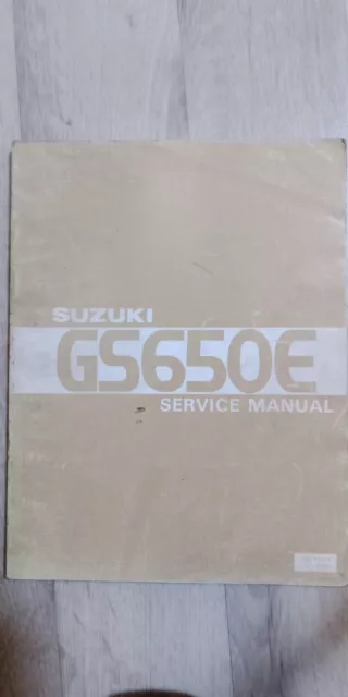 Suzuki GS650E GS650 E revue moto technique manuel atelier