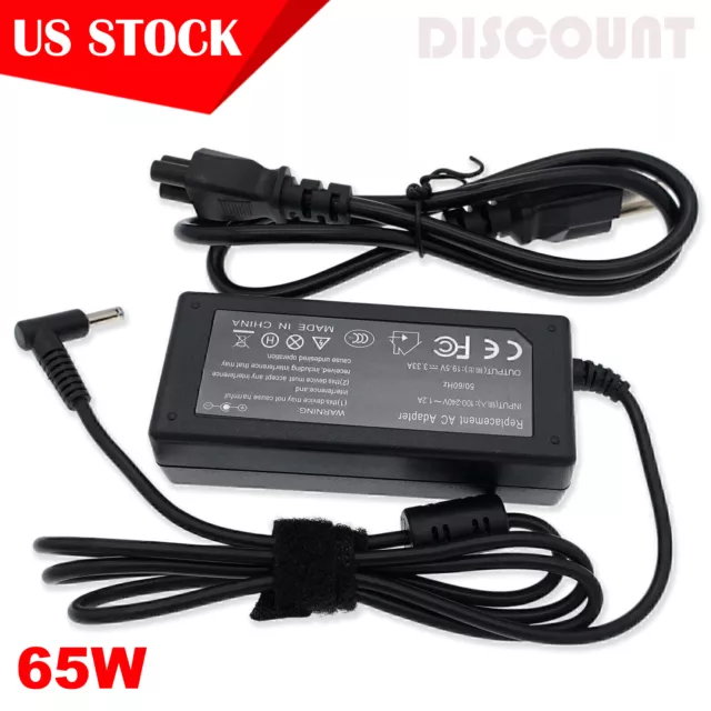 65W AC Power Adapter Charger For HP 17-x116dx 17-x117ng 17-x173dx Supply Cord