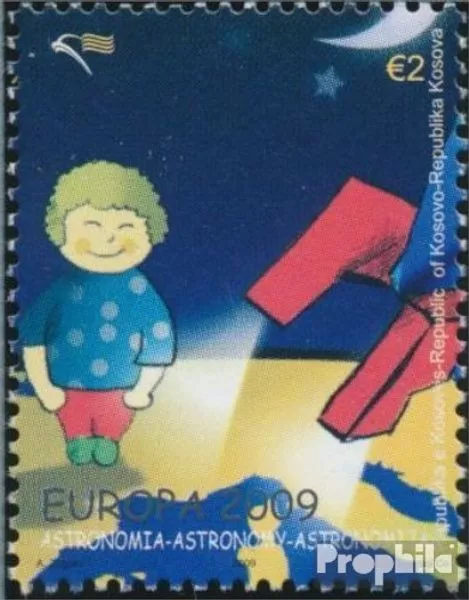 Kosovo 134 (completa edición) nuevo con goma original 2009 Astronomía