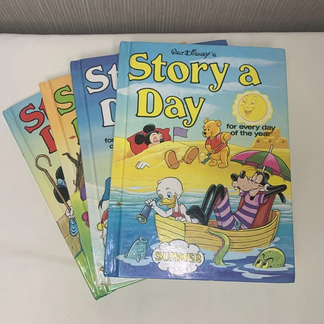 WALT DISNEY STORY a Day Spring Summer Autumn Winter 4 Books Collection ...