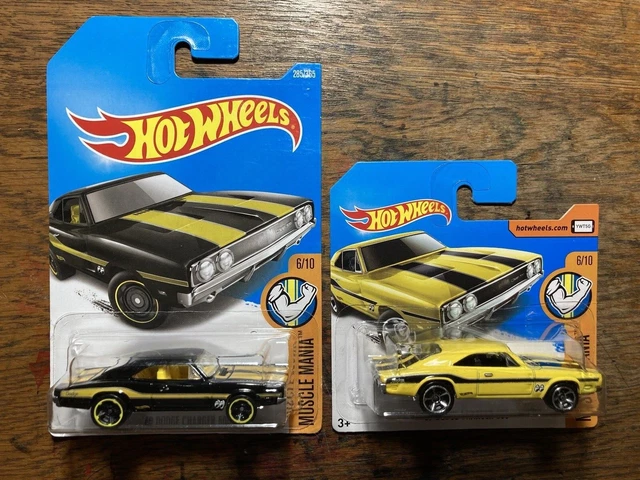 Hot wheels 69 dodge charger sales 500 black