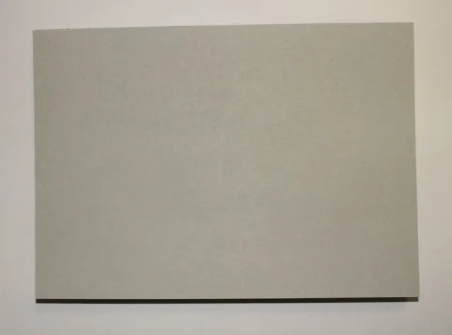 50 Stück Graukarton Format DIN A6 - 0,5mm starke Graupappe Bastelpappe