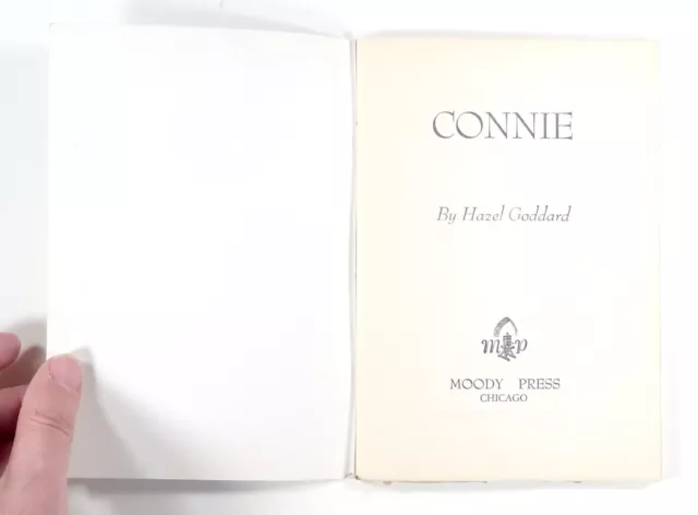 1953 HAZEL GODDARD CONNIE young adult novelette MOODY BIBLE INSTITUTE ...