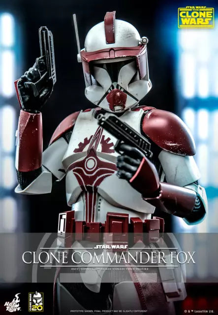 Star Wars: Clone Commander Fox 1/6th Scale Figure (2024) Sideshow Hot Toys New