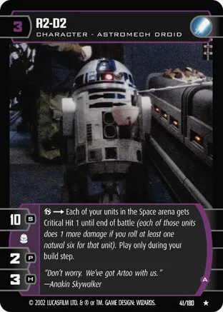 R2-D2 (A) - FOIL - Attack of the Clones - Star Wars TCG