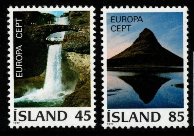 Iceland Sg553/4 1977 Europa Mnh