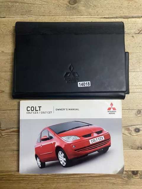 04-08 MITSUBISHI COLT OWNERS HANDBOOK MANUAL AND WALLET Print 2004 Ref14018