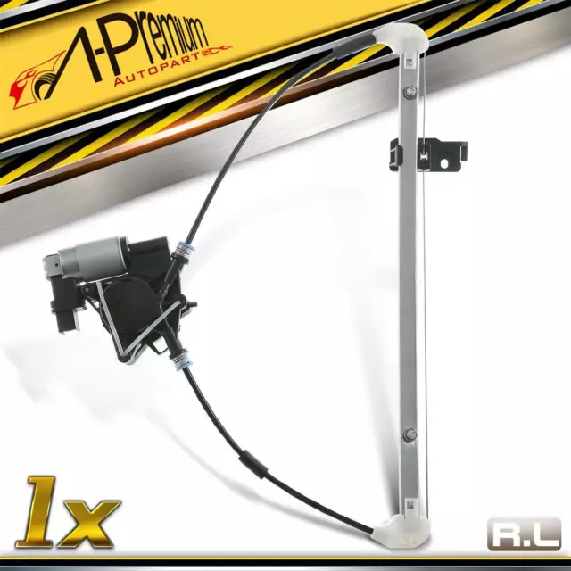 A-Premium Rear Left Power Window Regulator with Motor for Mazda 3 BK 2000-2009