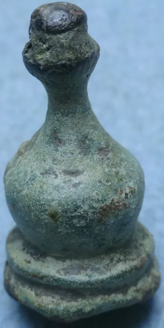 Roman Bronze Dagger Handle Pommel