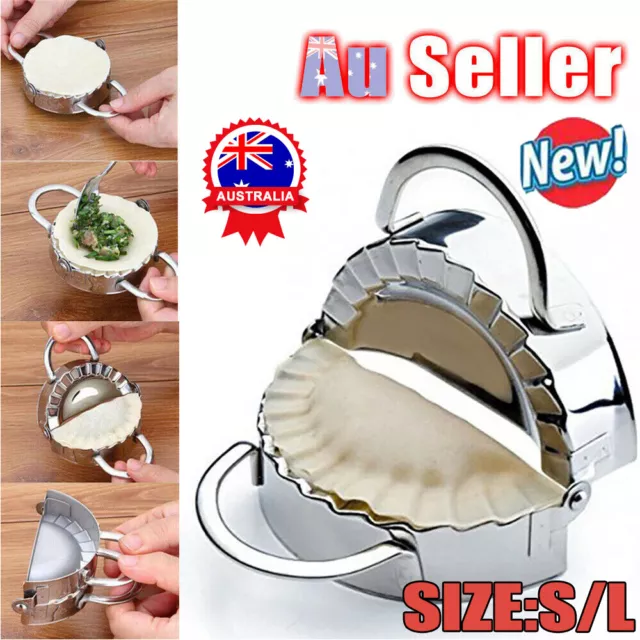 Dumpling Maker Gyoza MouldROough Press Dumpling Mould Turnover Stainless Steel D