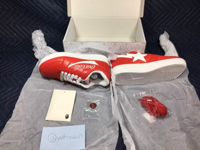 A BATHING APE × COCA-COLA Collaboration Red BAPE STA limited size US 7