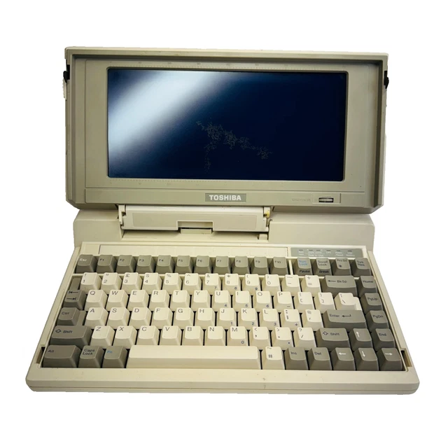 Ordinateur Vintage Toshiba T3100E - Fonctionnel - Avec Sac - Japon