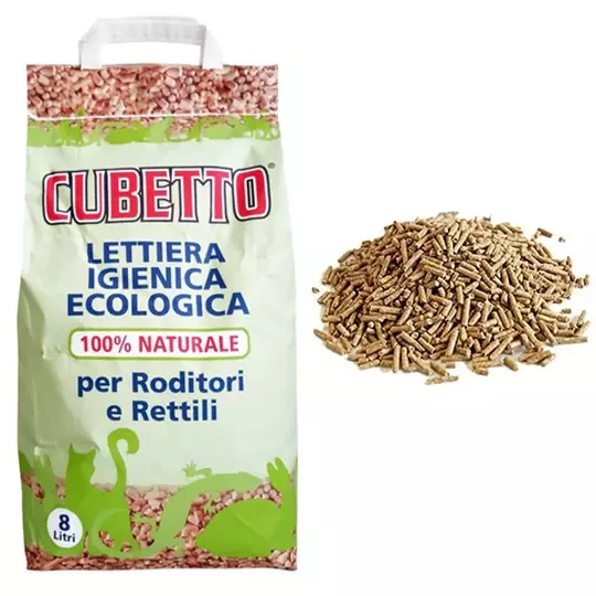 Versele Laga CUBETTO Lettiera igienica roditori gatti e rettili 8 LT / 5 KG