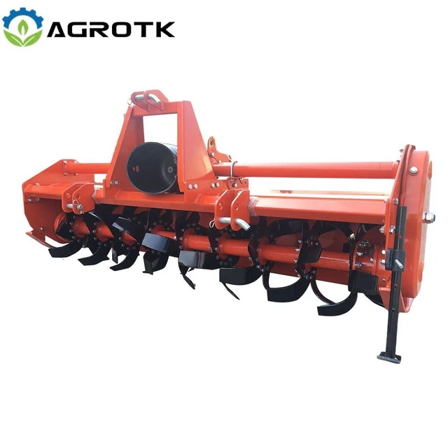 Agrotk 81" 3 Point Hitch Rotary Tiller Linkage Tractor PTO Driven Gear Drive