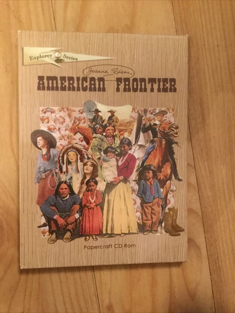 JOANNA SHEEN AMERICAN FRONTIER PAPERCRAFT CD ROM Western Card Making Cowboys