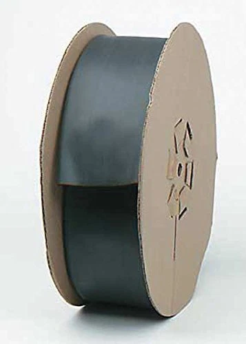 (FP301-1/4-200ft-Black-Spool) Heat Shrink Thin-Wall Tubing