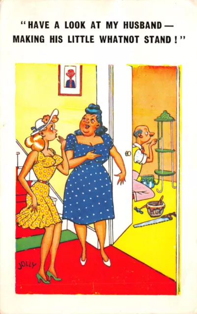 Constance Comic Postcard Ladies Jolly Used Unused  Good Plus Very Good