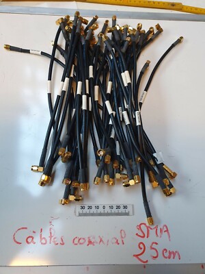 coaxial 25 cm - Connecteur SMA Elo ELO/72#504 Lot de 40 Câbles coaxiaux 