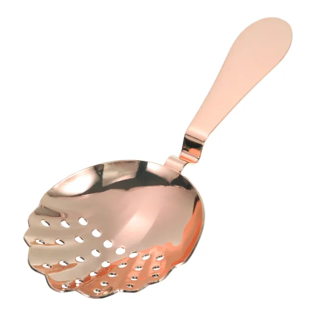 Julep Strainer, 1pcs - Stainless Steel Cocktail Strainer (Rose Gold, 175mm)