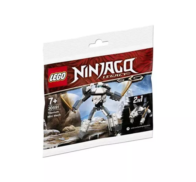 LEGO Ninjago Titanium Mini Mech Polybag Set 30591 (Beutel)