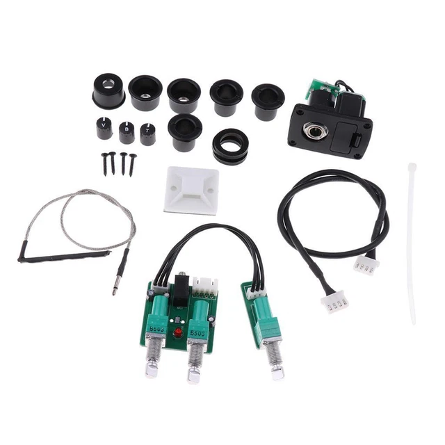 2 Band EQ Ukulele Vorverstärker Piezo Pickup System Für Ukulele Hawaii Gitarre